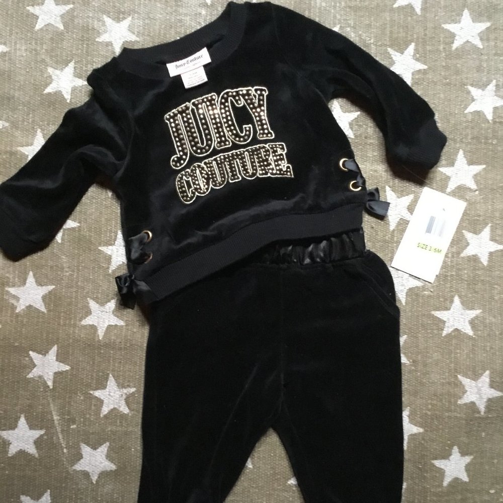 NWT Juicy Couture sweatsuit set – 3-6 month